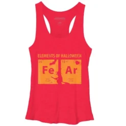Women's Design By Humans Elements Of Halloween Tee (FeAr) Periodically By Luckyst Racerback Tank Top -Women Clothing Sale GUEST 00e60fdd 6889 4d57 99b2 dd09f3c3659a
