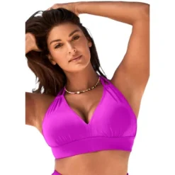 Swimsuits For All Women’s Plus Size Loop Strap Halter Bikini Top 14 Swimsuits For All Women’s Plus Size Loop Strap Halter Bikini Top -Women Clothing Sale GUEST 0195d61f 6009 4067 b893 a0d1e150cc3c