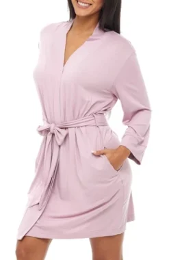 Women's Classic Soft Knit Short Lounge Robe With Pockets -Women Clothing Sale GUEST 0308c40f cdb6 4355 bf8c cf0403d79092