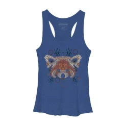 Women's Design By Humans Red Panda Face By LetterQ Racerback Tank Top -Women Clothing Sale GUEST 032e039f 444b 4cf5 b2dc 5baa6046b355