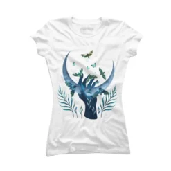 Junior's Design By Humans Moth - Hand By EpisodicDrawing T-Shirt -Women Clothing Sale GUEST 046f36f9 16da 4e88 a67b 5c750a36811a