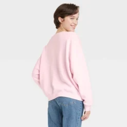 Women's Barbie Logo Graphic Sweatshirt - Pink