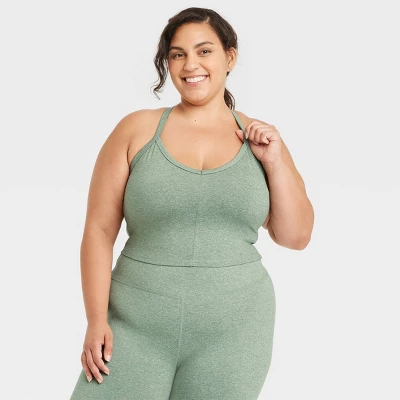 Women's Light Support Allover Cozy Cami Sports Bra - All In Motion™ 8 Women's Light Support Allover Cozy Cami Sports Bra - All In Motion™ - Image 8