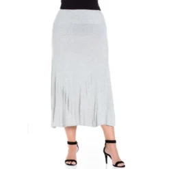 24seven Comfort Apparel Women's Plus Women's Maxi Skirt -Women Clothing Sale GUEST 07276800 950f 4486 8b33 ec7041cdcbae