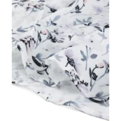 Agnes Orinda Women's Plus Size Peplum V Neck Smocked Waist Floral Chiffon Blouse -Women Clothing Sale GUEST 094163fc 6817 4ea1 94da 439ec8e8697e