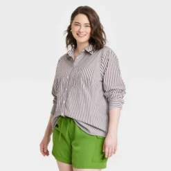 Women's Long Sleeve Relaxed Fit Button-Down Boyfriend Shirt - A New Day™ -Women Clothing Sale GUEST 0a603c23 968f 48cb a829 28ec30fd3cee