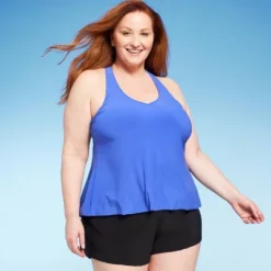 Women's UPF 50 V-Neck Racerback Tankini Top - Aqua Green® Blue -Women Clothing Sale GUEST 0aef9c0a 43f2 4f6b 941a 893480393c88