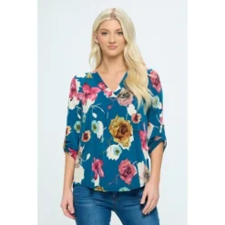WEST K Women's Hollie Roll-tab Sleeve Blouse -Women Clothing Sale GUEST 0af10f14 2987 4ef1 9b27 6716f317d33e