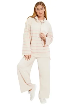 June + Vie By Roaman's Women’s Plus Size Bell-Sleeve French Terry Sweatshirt -Women Clothing Sale GUEST 0b3cb6b3 bb4c 464e 973c 453a14b30713