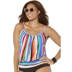 Swimsuits For All Women’s Plus Size Lightweight Blouson Tankini Top -Women Clothing Sale GUEST 0df6b246 d3d4 42e0 9977 66c9fa6ba605