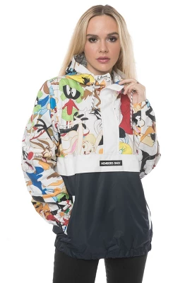 Members Only Women's Looney Tunes Collab Popover Oversized Jacket 4 Members Only Women's Looney Tunes Collab Popover Oversized Jacket - Image 4