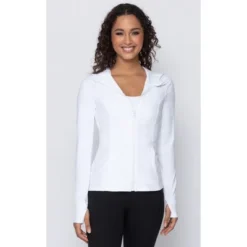 Yogalicious - Women's Slim Fit Hooded Track Jacket 35 Yogalicious - Women's Slim Fit Hooded Track Jacket -Women Clothing Sale GUEST 10e4dfd2 7971 49eb a53a 089f8cf6e98c