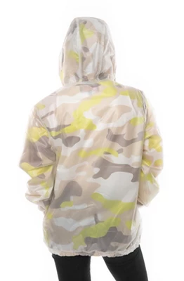 Members Only Women's Translucent Camo Print Popover Oversized Jacket 2 Members Only Women's Translucent Camo Print Popover Oversized Jacket - Image 2