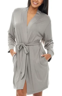 Women's Classic Soft Knit Short Lounge Robe With Pockets -Women Clothing Sale GUEST 13e7db15 58d1 4036 ad3d 4db7c850b5a9