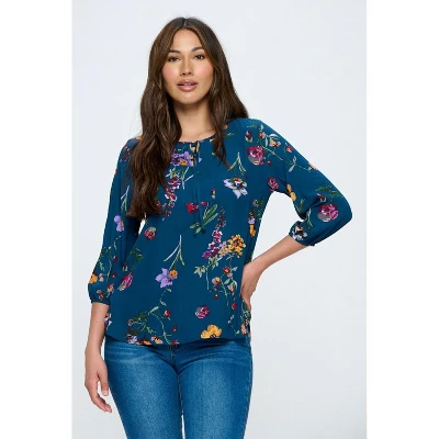 WEST K Women's Sophia Three Quarter Sleeve Blouse 5 WEST K Women's Sophia Three Quarter Sleeve Blouse - Image 5