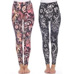 Women's Pack Of 2 Leggings - One Size Fits Most - White Mark -Women Clothing Sale GUEST 15718392 ccaa 483a 9161 a672fac27585