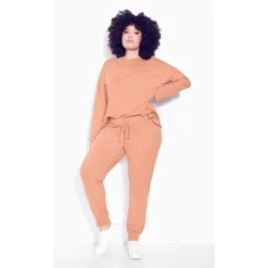 Women's Plus Size Only Lounge Plain Pant - Terracotta | ZIM & ZOE 5 Women's Plus Size Only Lounge Plain Pant - Terracotta | ZIM & ZOE -Women Clothing Sale GUEST 165d15dd f5a1 48ee aa54 719ff4fd28e9
