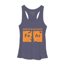Women's Design By Humans Elements Of Halloween Tee (FeAr) Periodically By Luckyst Racerback Tank Top -Women Clothing Sale GUEST 175be8b7 3013 4017 b85d 0932aaa90909