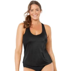 Swimsuits For All Women’s Plus Size Chlorine Resistant Racerback Tankini Top -Women Clothing Sale GUEST 17d56204 7b73 48d7 8c32 1faac11acac6