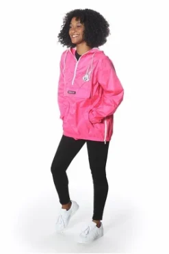 Members Only Women's Pink Looney Tunes Popover Windbreaker Jacket -Women Clothing Sale GUEST 189efb32 dc87 4e0a 839e f54d31343b34