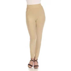 Women's Super Soft Elastic Waistband Scuba Pants - White Mark -Women Clothing Sale GUEST 18b4da55 c084 4f77 8314 c0b3030aadba