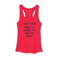 Women's Design By Humans Went From Mama To Bruh Text By NikkiArtworks Racerback Tank Top -Women Clothing Sale GUEST 18c7dd99 1be4 499c 9f7e 6c07aac24f8c