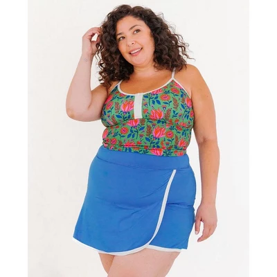 Lime Ricki Women's Capri Classic Skirt W/ Bottoms 1 Lime Ricki Women's Capri Classic Skirt W/ Bottoms