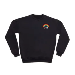 CynthiaF 70s Love Rainbow Sweatshirt - Deny Designs -Women Clothing Sale GUEST 192e662f 7c69 4e3b bda1 ea9877ead928