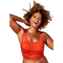 Swimsuits For All Women’s Plus Size Cropped Racerback Tankini Top -Women Clothing Sale GUEST 19ad810c 38a1 49eb aae0 d8124f08578a