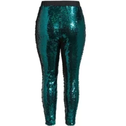Women's Plus Size Sequin Party Pant - Emerald | CITY CHIC -Women Clothing Sale GUEST 1a210c40 f8b1 4078 96b4 bb58b0da0214