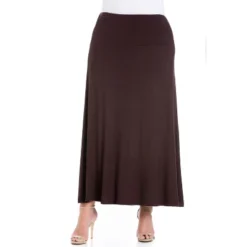 24seven Comfort Apparel Women's Plus Women's Maxi Skirt -Women Clothing Sale GUEST 1a355d6b efa2 48d9 b2ea 07d34b0c1df8