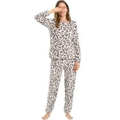 Allegra K Women Winter Flannel Pajama Sets Cute Printed Long Sleeve Nightwear Top And Pants Loungewear Soft Sleepwears -Women Clothing Sale GUEST 1de5a403 48dd 4e88 8247 101ab0255450