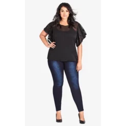 Women's Plus Size Asha Regular High Rise Skinny Jean - Denim | CITY CHIC -Women Clothing Sale GUEST 1ec81c13 ca78 4eec 8a8d dd87065bf149