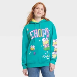 Women's Sanrio Keroppi Graphic Hoodie - Green -Women Clothing Sale GUEST 1f8bbd4f a08b 41f0 bc7b 31b66b8ac2ee