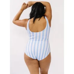 Lime Ricki Women's Peri Stripe Knotted One-Piece -Women Clothing Sale GUEST 2066ee60 f34a 44a2 b27d 950f86afbcb5