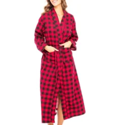 Women's Soft Cotton Flannel Robe, Long Hooded Night Dress -Women Clothing Sale GUEST 20dfea3e 3682 403f 8507 90567473d78e