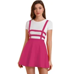 Allegra K Women's Pleated Kawaii A-Line Elastic Waist Mini Braces Suspender Skirt -Women Clothing Sale GUEST 20e216ee 867f 404b 8527 6f80ff5a67c2