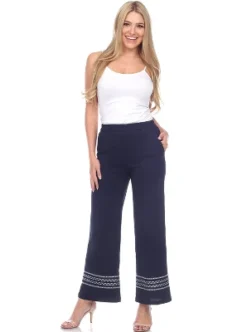 Women's Wide-Leg Pants - White Mark 9 Women's Wide-Leg Pants - White Mark -Women Clothing Sale GUEST 21a08fd1 fadb 4864 a0a5 0b79a8d039fa