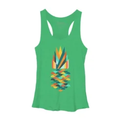 Women's Design By Humans Geometric Pineapple By Radiomode Racerback Tank Top -Women Clothing Sale GUEST 2263ede6 c441 4352 be4b 29526e63341b