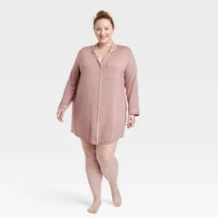 Women's Beautifully Soft Notch Collar NightGown - Stars Above™ -Women Clothing Sale GUEST 24003d69 ec3e 444e a7ac 7e4ed7ab50d9