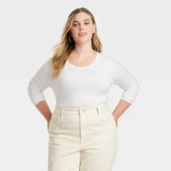 Women's Slim Fit Long Sleeve T-Shirt - Universal Thread™ -Women Clothing Sale GUEST 24ab7886 0e1d 4f19 8a4d cd165b293f67