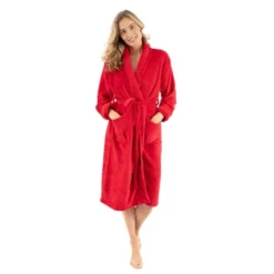 Leveret Womens Fleece Robe -Women Clothing Sale GUEST 270ad6db e4b0 4c0b 8dfe b32de33193cf