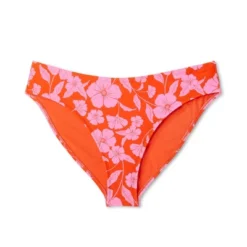 Women's Low-Rise Hipster Bikini Bottom - Wild Fable™ Orange/Pink Tropical Print -Women Clothing Sale GUEST 274f51c3 c77e 4b99 ac6c 841b5a6aaefd
