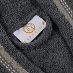 All-Season Unisex Cotton Terry Lounge Bathrobe With Embroidery By Blue Nile Mills -Women Clothing Sale GUEST 27d988b6 9575 4f7e aefe 8c39ff1751f0