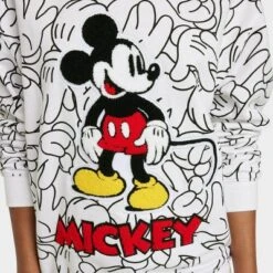 Women's Disney 100 Mickey Sketch Graphic Sweatshirt - White -Women Clothing Sale GUEST 29763c1e 18d0 4dd9 bb2d 956ffa36a7f9