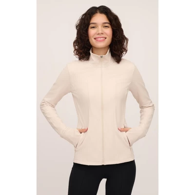 Yogalcious Womens Polarlux Fleece Lined Full Zip Perfomance Jacket 4 Yogalcious Womens Polarlux Fleece Lined Full Zip Perfomance Jacket - Image 4