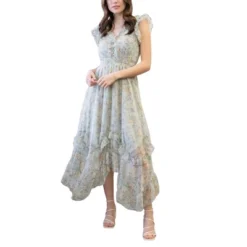 August Sky Women's Floral Empire Waist Midi Dress -Women Clothing Sale GUEST 2a1187c1 de36 4436 aa28 8b74e02ad682