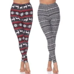 Women's Pack Of 2 Leggings - One Size Fits Most - White Mark -Women Clothing Sale GUEST 2b5339c0 d21c 4799 9979 6c8b1b149651