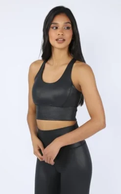 90 Degree By Reflex Womens Wonderlink Liquid Disco Foil Print Longline Racerback Warrior Bra -Women Clothing Sale GUEST 2d761e00 b408 417e bcb3 4f359e20b826