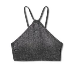 Women's High Next Halter Bralette Bikini Top - Wild Fable™ Black Lurex -Women Clothing Sale GUEST 2dcba322 0e74 4ebf afc1 adfc664fa491